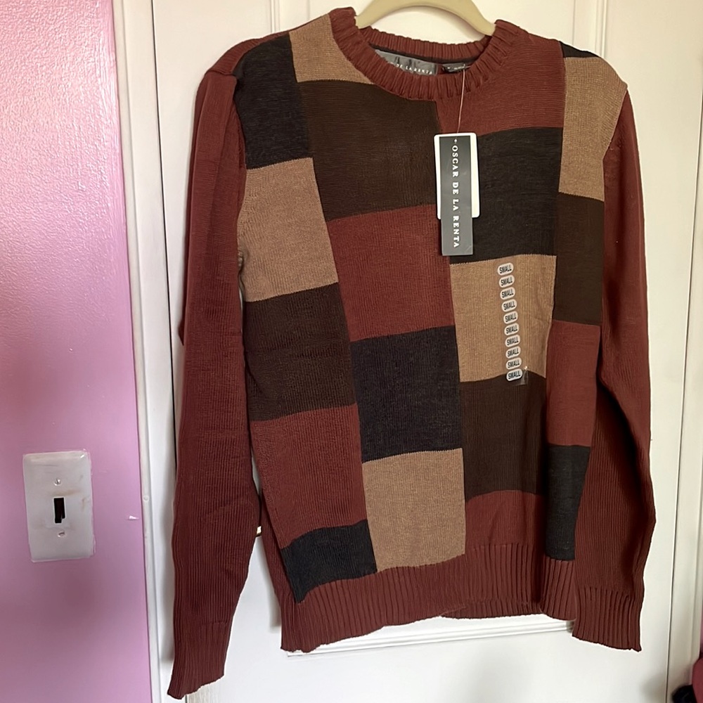 Oscar De La Renta Men’s Colorblock Sweater